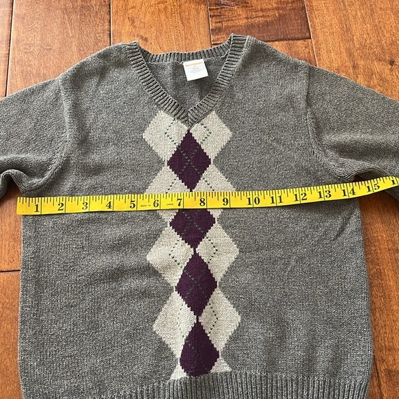 Gymboree Boys Argyle V Neck Sweater Size 3T - Picture 6 of 6
